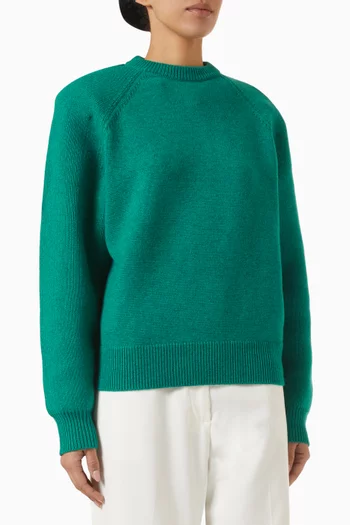 Lina Padded Knit Sweater