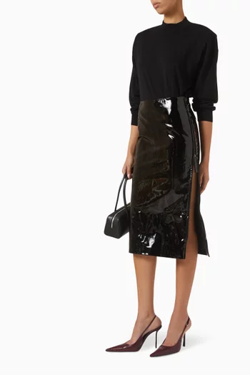 Rue Padded High-neck Sweater