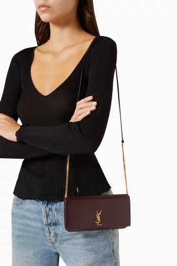 Cassandre Phone Holder in Leather