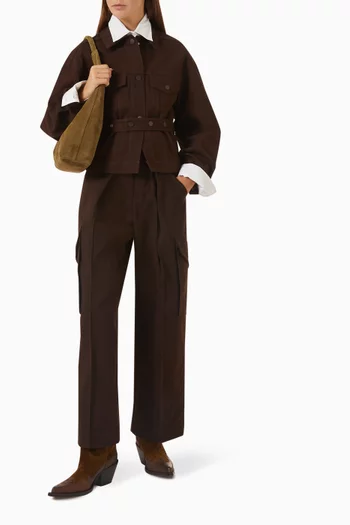 Oslo Cinched Jacket in Cotton