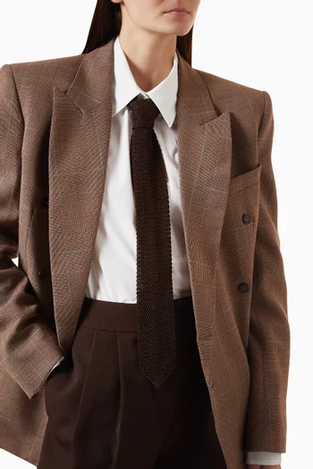 Zira Knit Tie in Silk