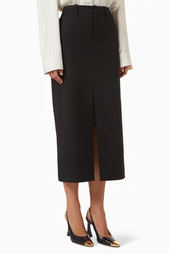 Maybelle Front-slit Pencil Skirt