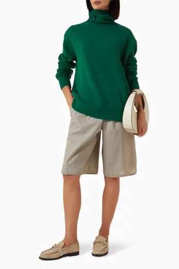 Gala Padded Turtleneck Sweater