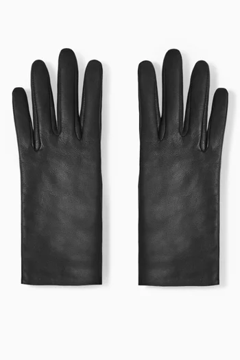 Rion Short Gloves in Faux Leather