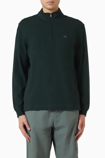 Polo Shirt in Stretch Piquet