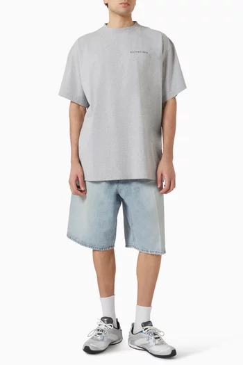 Gradient Oversized T-shirt in Jersey