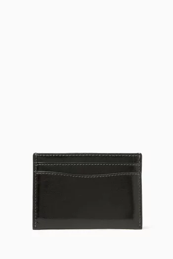 Essential Card Case in Glazed Leather