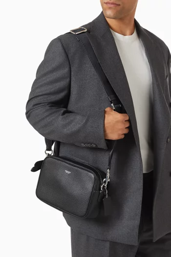Radio Camera Bag in Leather