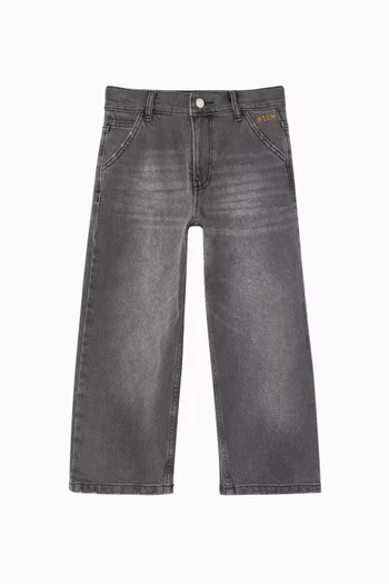 Bow Detail Jeans in Denim