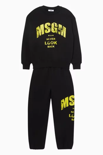 Logo Sweatpants in Cotton