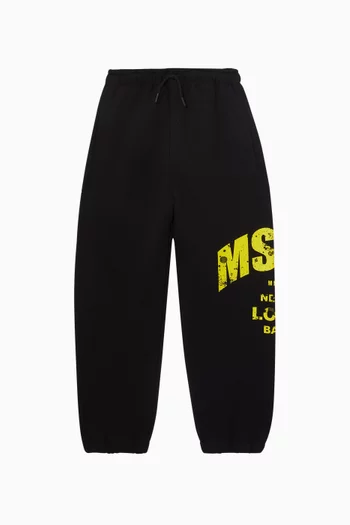 Logo Sweatpants in Cotton