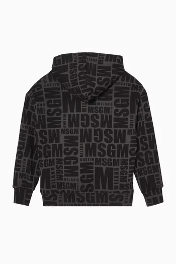 Logo Hoodie in Cotton