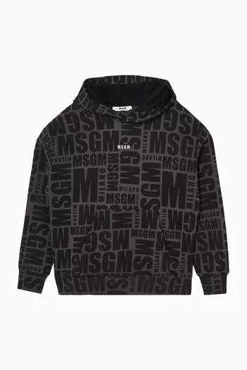 Logo Hoodie in Cotton
