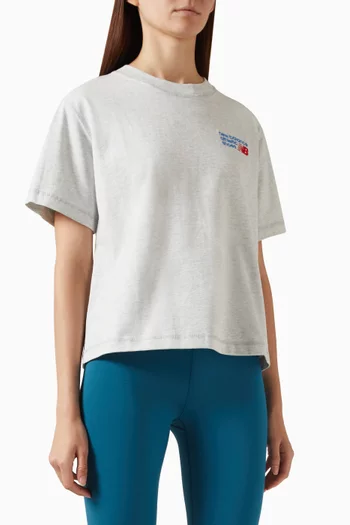Athletics Premium Logo T-shirt in Cotton