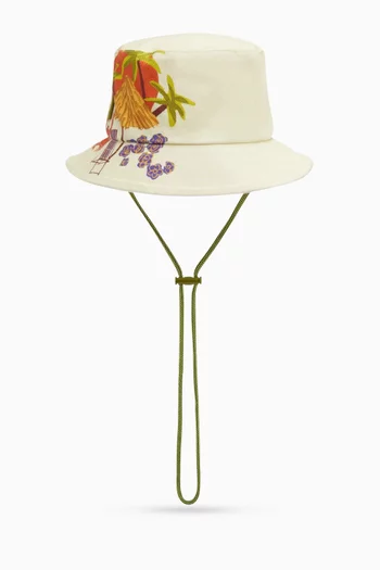 Island Cove Printed Bucket Hat