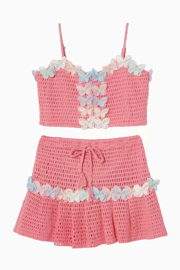 Cassia Butterfly Crochet Top