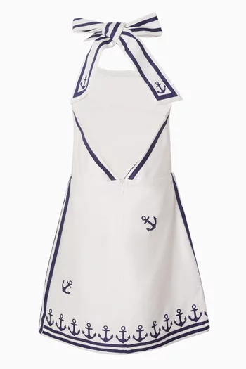 Nautical Halter-neck Dress