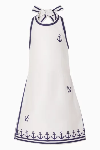 Nautical Halter-neck Dress
