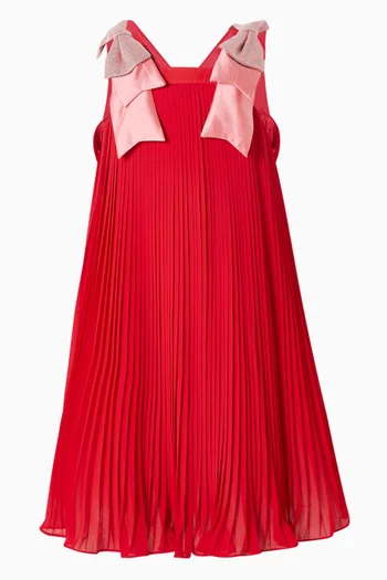 Pleated Trapeze Dress