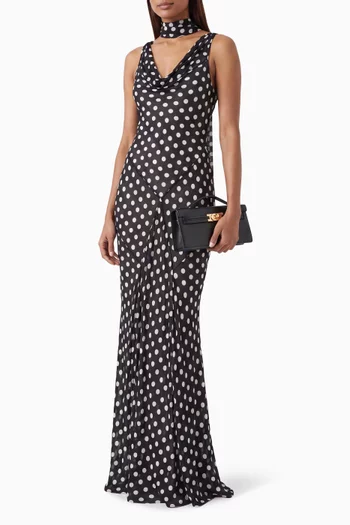 Harper Cowl-neck Maxi Dress in Viscose