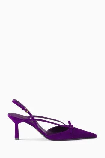 Slingback 75 Pumps in Suede