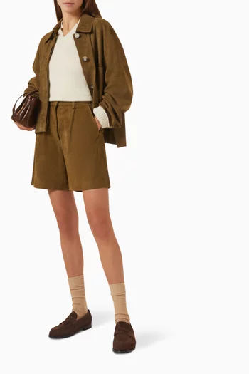 Aitna Jacket in Light Suede
