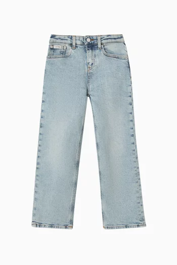 Skater Straight Jeans in Denim