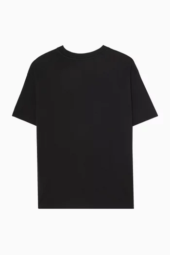 Placement-print T-shirt in Cotton
