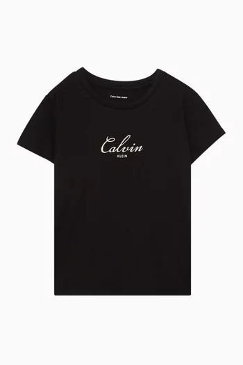 Logo-print T-shirt in Cotton