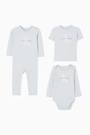 Logo-print Gift Set in Cotton