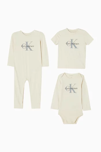 Logo-print Gift Set in Cotton