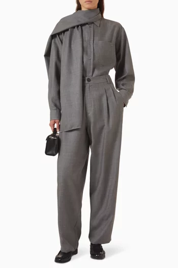 Phebe Wide-leg Pants in Cashmere Blend
