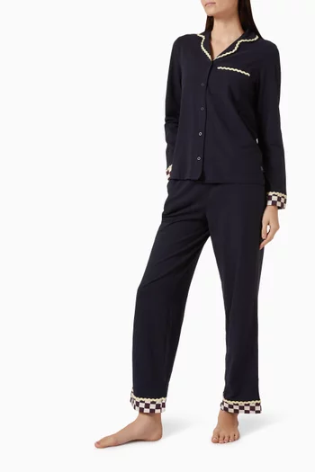 Good Night Pyjama Set in Organic Cotton Blend