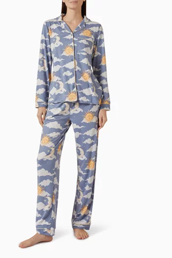 Printed Long Pyjama Set