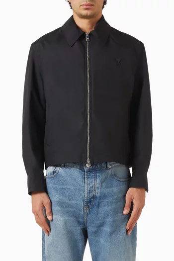 Ami de Coeur Zipped Jacket in Nylon