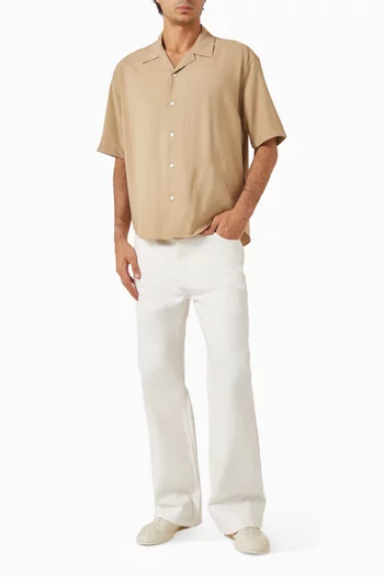 Boxy Shirt in Viscose-blend