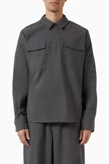 تي شيرت بولو كلاسيكي بسحّاب