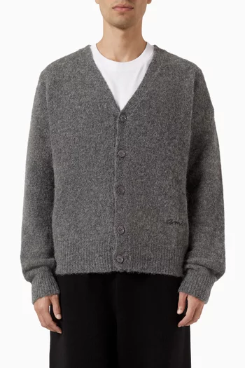 V-neck Cardigan in Knit