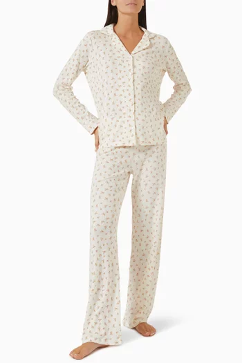 Pointelle PJ Set in Cotton