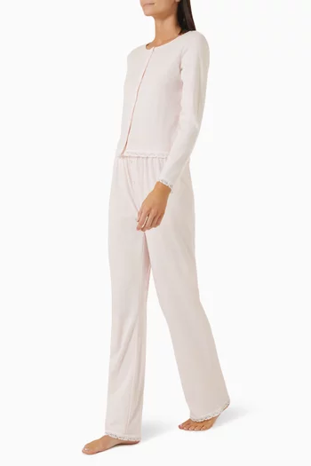 Pointelle PJ Set in Cotton