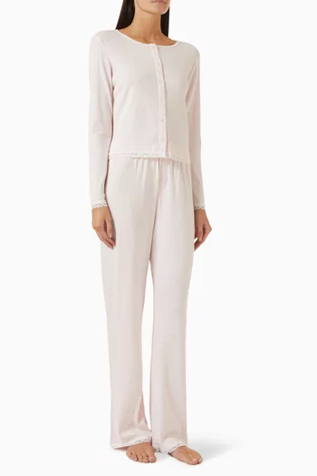 Pointelle PJ Set in Cotton