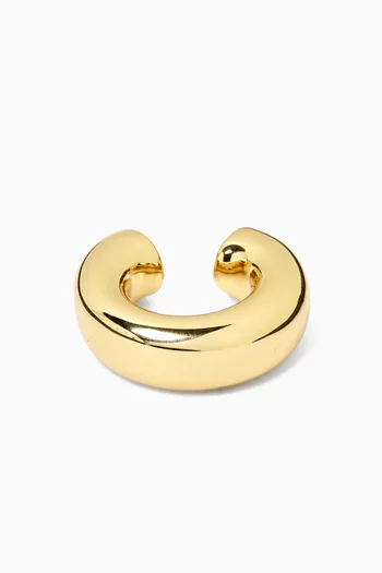 Natasha Micro Ear Cuff in 10kt Gold-plated Brass