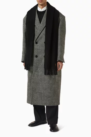Ami de Coeur Fringe Scarf in Alpaca Wool