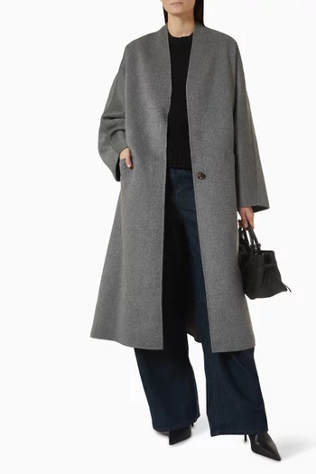 Oversized Harrow Coat in Wool Blend
