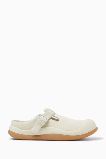 Squish T-Bar Mules in Suede