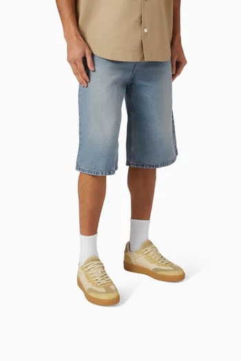 Dice T-Toe Sneakers in Leather & Suede