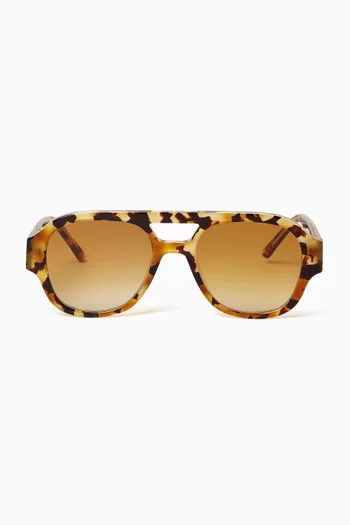 Ruby Aviator Sunglasses in Acetate