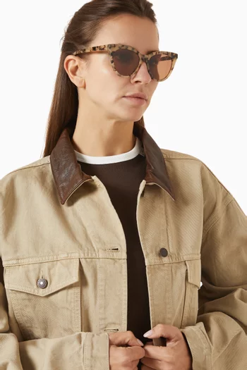 Isabella Cat-eye Sunglasses in Acetate