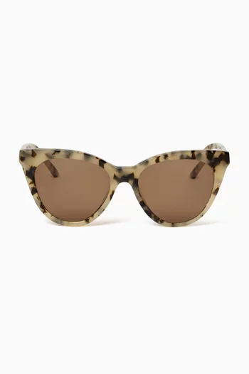 Isabella Cat-eye Sunglasses in Acetate
