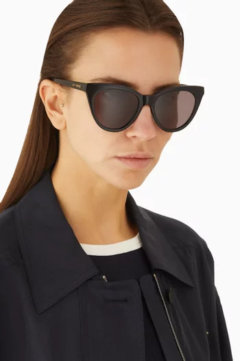Isabella Cat-eye Sunglasses in Acetate